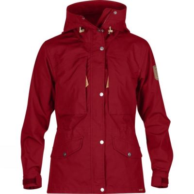 Chaquetas Fjallraven Singi Trekking Mujer - Rojas Oscuro - Chile IWK819073